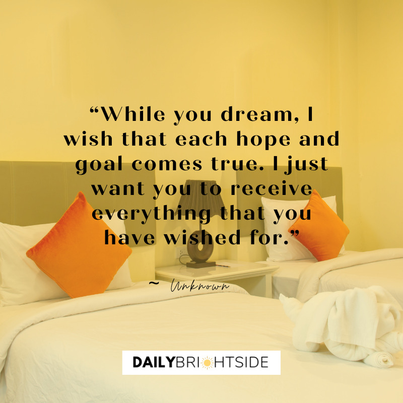 Sweet dreams quote