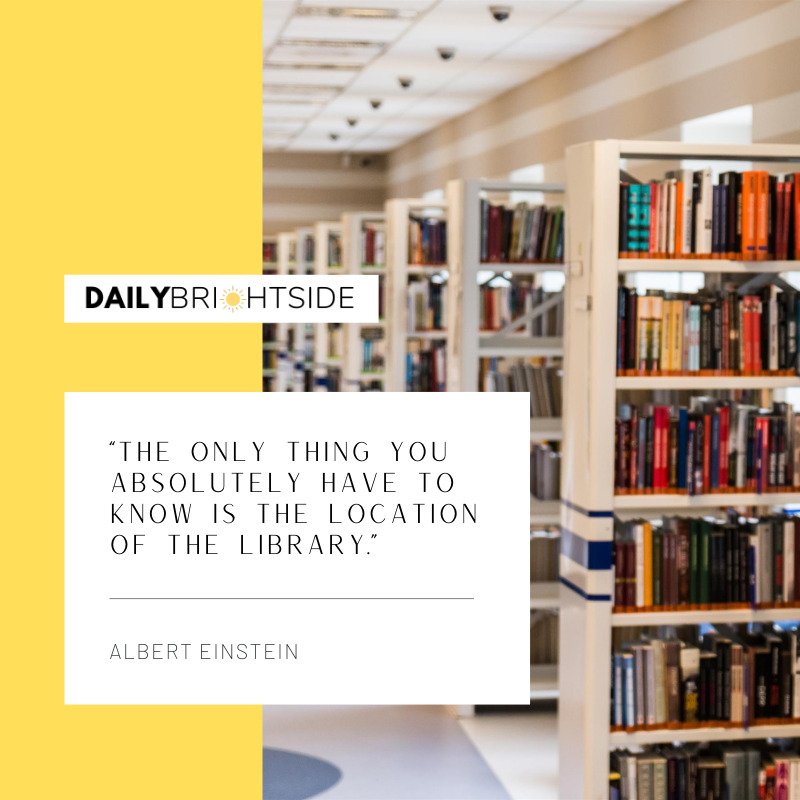 Albert Einstein Library Quotes