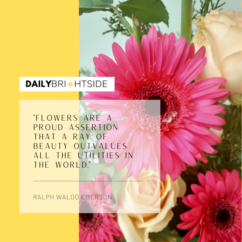 Ralph Waldo Emerson Flower Quotes