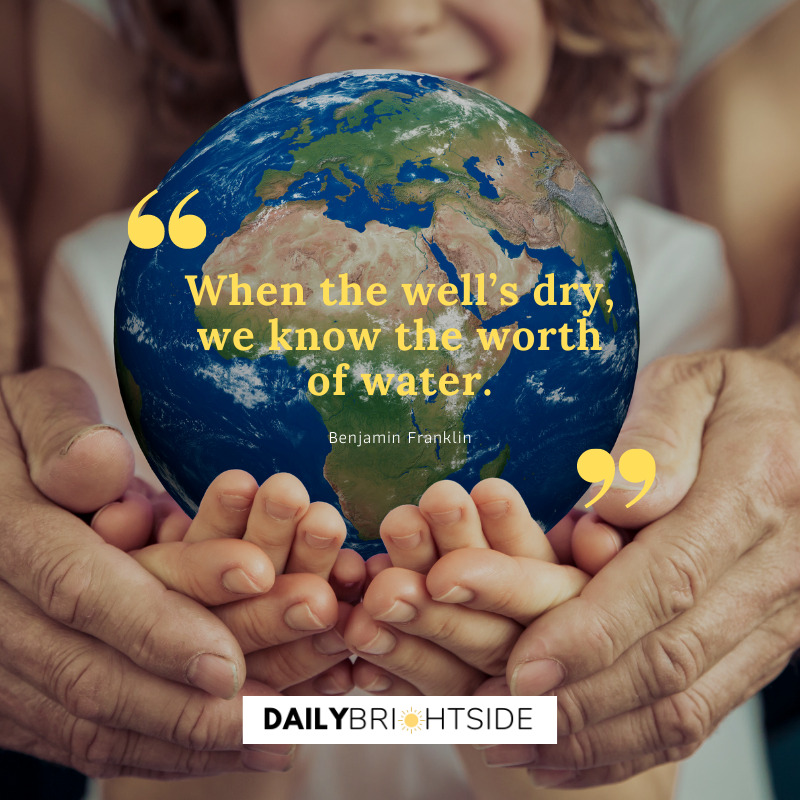 Benjamin Franklin Earth Day quotes
