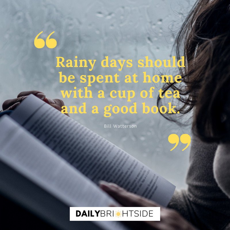 Bill Watterson Rain Quotes