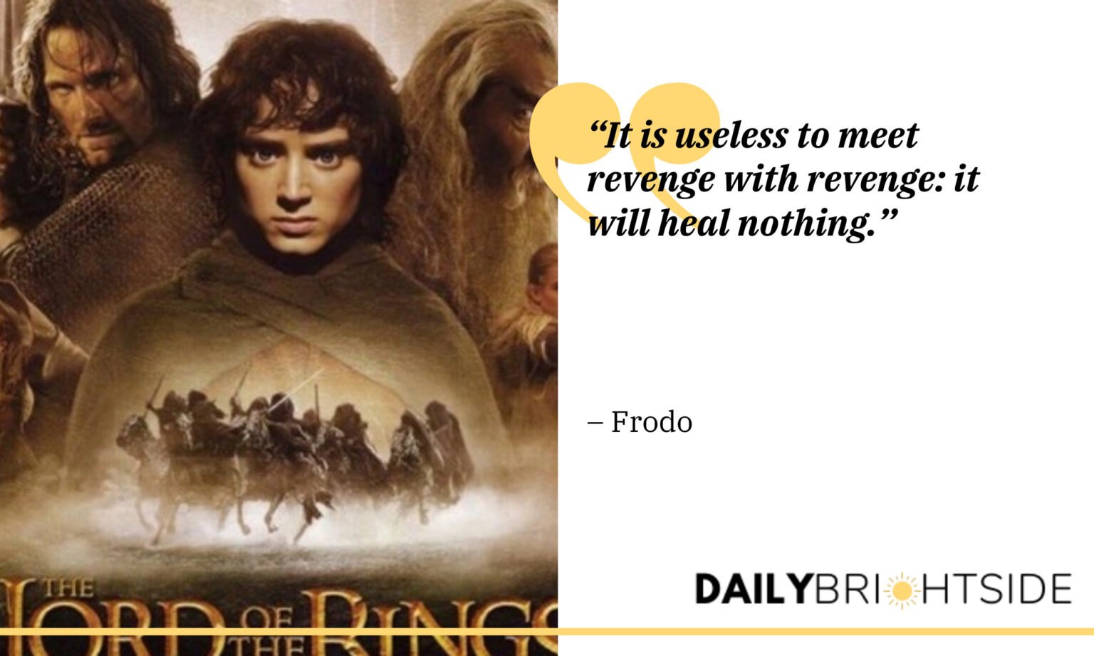 Quotes From The Lord of the Rings About An Epic Life – Daily Brightside