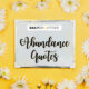 Abundance Quotes